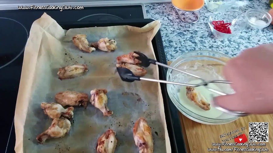 hot wings alitas wasabi, como hacer alitas, preparar alitas fritas horno bacacoa, picantes