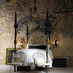 bedroom interior gothic mysterious dark purple furniture bed decor romantic medieval goth room canopy bedrooms decorating vampire decoration victorian designs