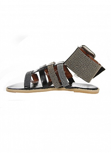 gladiator sandals with stones