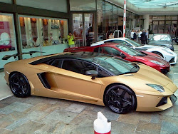 Monaco Car Show: 1st Party The Matte Gold Lamborghini
