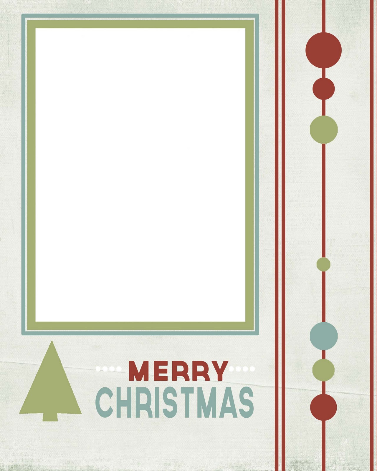 Christmas Card Display + 5 Printable Christmas Cards - Over The Big Moon