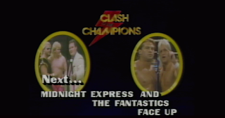 NWA CLASH OF THE CHAMPIONS 1 - 1988: Midnight Express (w/ Jim Cornette) vs. The Fantastics for the NWA US Tag Team Titles