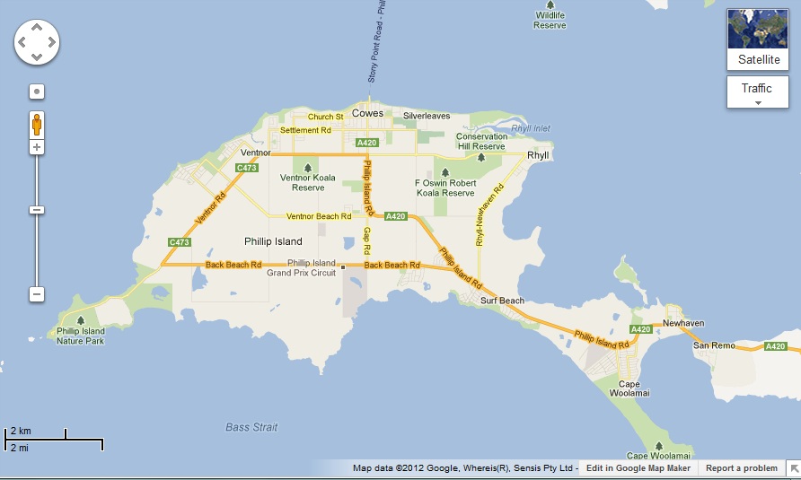 Melbourne, Victoria Day 3 (Part 2) (Phillips Island & The Nobbies