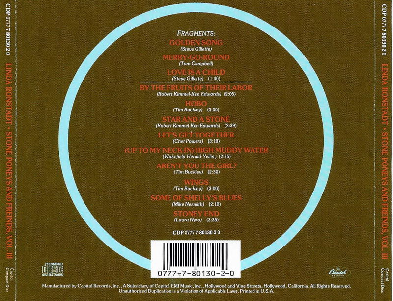 Linda Ronstadt Greatest Hits Album Cover