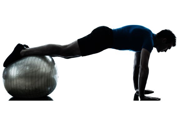 Tablón con Balón Elevado, ejercicios