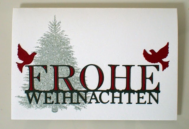 Kerstins Papierkram: Frohe Weihnachten mit Memory Box