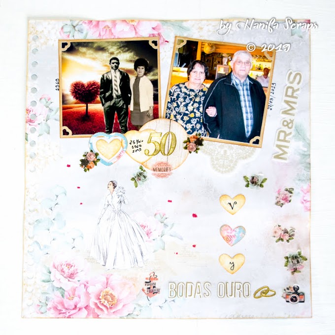 Layout Desafio Scrapbooking 2019