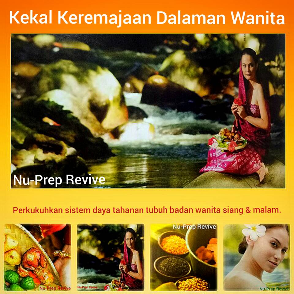 Nu-Prep Revive. Supplement terbaik untuk wanita.