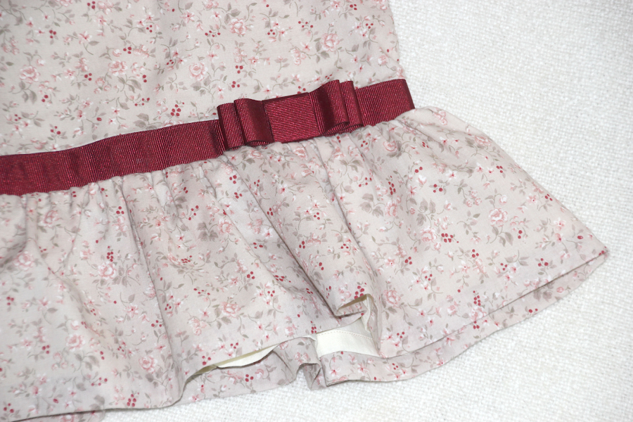 DIY Costura: Vestido de niña con cintura baja (patrón molde gratis)