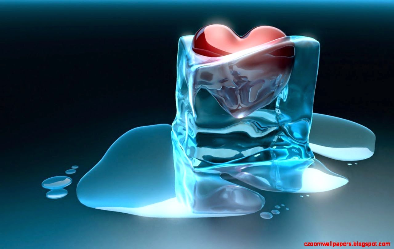 Ice Love Heart Wallpaper HD 48 Wallpaper  Wallpaper Screen