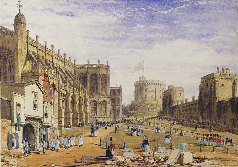 12 Lovely Paintings of Windsor Castle