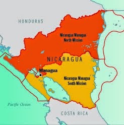 Nicaragua Managua South mission map