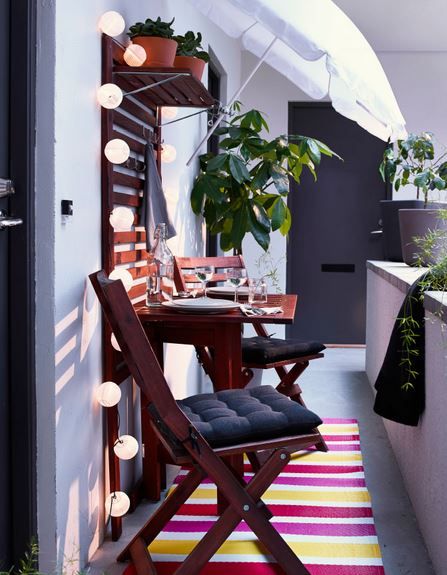 Balcones pequeños decorados