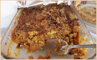Copyright: www.indianaties.com - Marcia Stull's delicious Pumpkin Upside Down Pie recipe