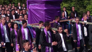 Jemaat GPM Liang Miliki Mimbar Gereja Baru