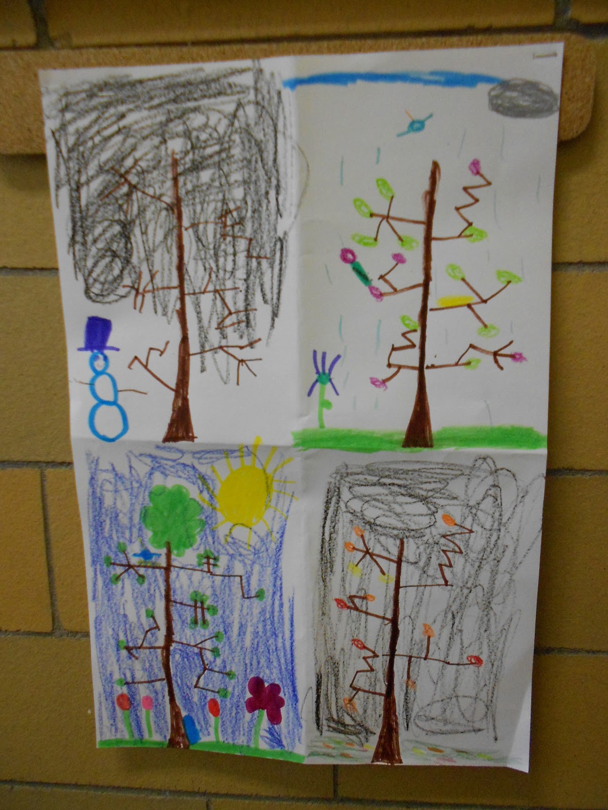 Learn, Explore, Create: Kindergarten Four Seasons Drawing