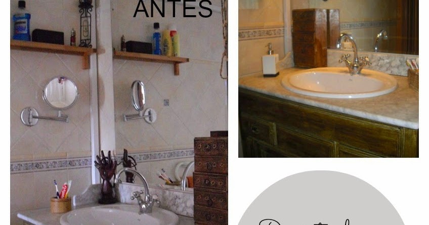 MI RINCÓN DE SUEÑOS: PINTAR MUEBLE DEL BAÑO