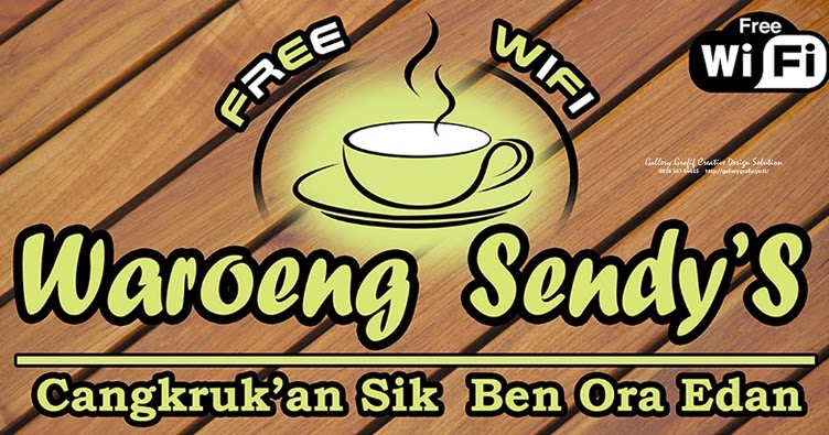 Inspirasi 27 Contoh Desain Baliho Warung Kopi