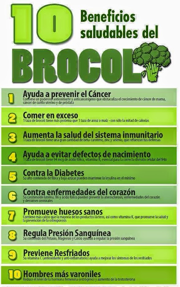 10 beneficios saludables del brócoli