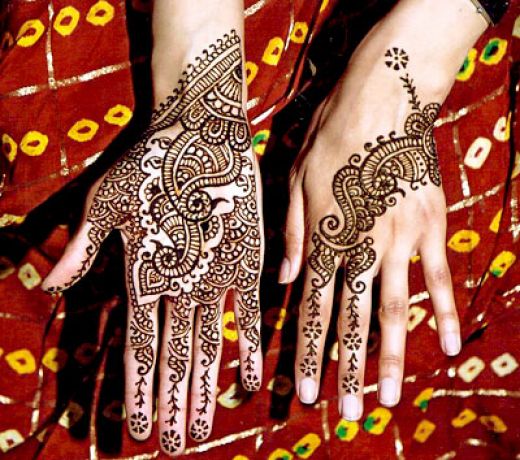 Henna is actually a kind of totally natural Natural shortterm skin image 