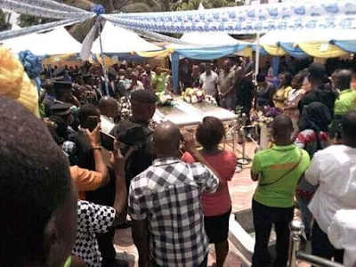 2d Photos:Tears as popular Lagos business mogul and wife who died in accident are laid to rest in Anambra State
