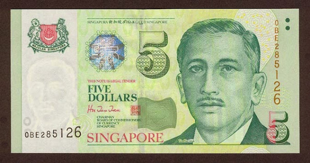 Singapore 5 Dollars World Banknotes Coins Pictures Old Money singapore-5-dollars-world-banknotes-coins-pictures-old-money