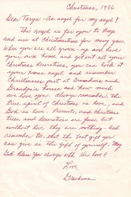 Grandma's Christmas letter