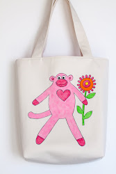 Hand Painted Tote Bag