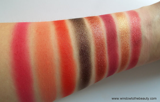 Huda Beauty Ruby Obsessions swatches