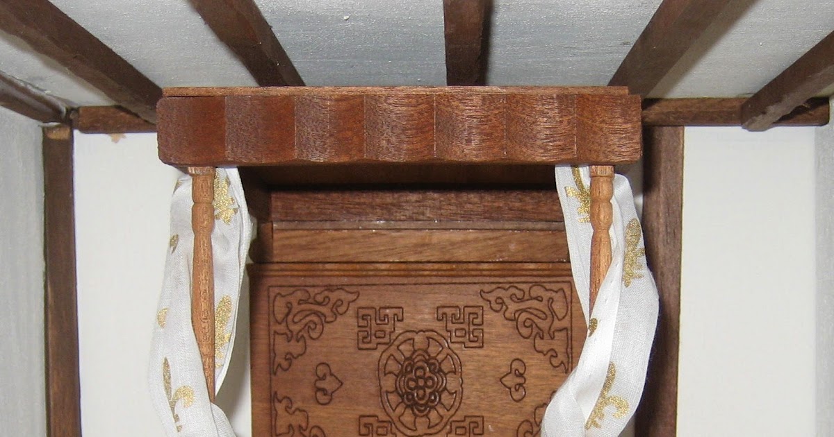 dolls houses and minis How to Decorate Tudor Dolls House Ceilings in 1