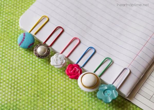 Button Bookmarks DIY Button Bookmarks ~ GOODIY