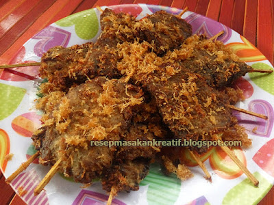  resep empal gepuk Bandung goreng empuk adalah cara membuat empal gepuk serundeng kelapa v Resep Empal Gepuk Daging Sapi Bandung Khas Sunda