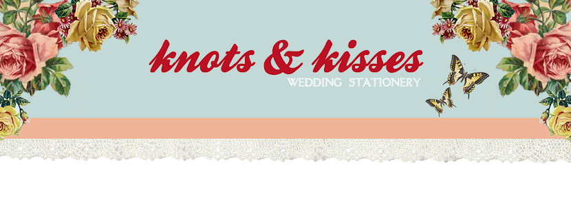 Knots and Kisses Wedding Stationery