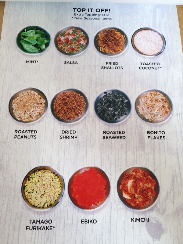 Chai Bar Menu Oasis Square Ara Damansara 2016