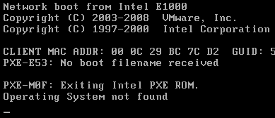 fix-pxe-e53-no-boot-filename-received-error