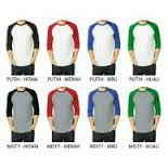 BAJU KAOS RAGLAN