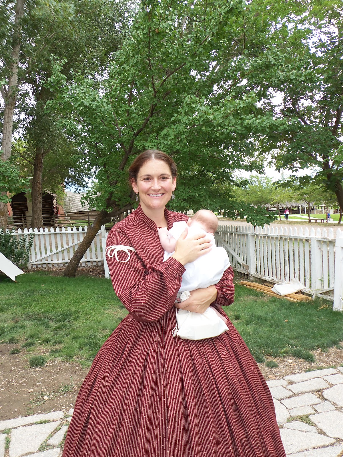 Happiness on a 1/2 Acre Kenna's civil war infant clothing