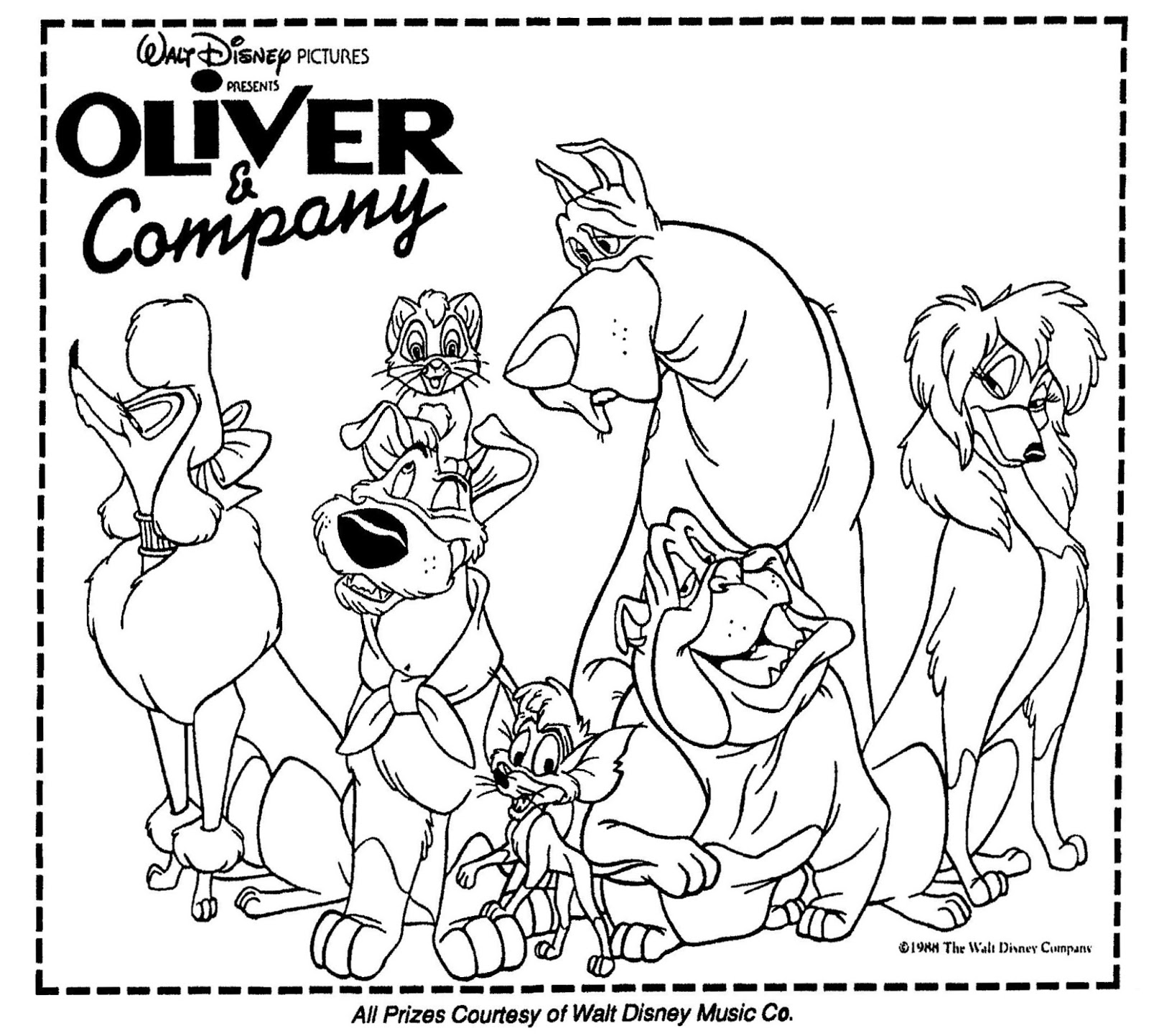 Mostly Paper Dolls Too! OLIVER & Company, A Movie