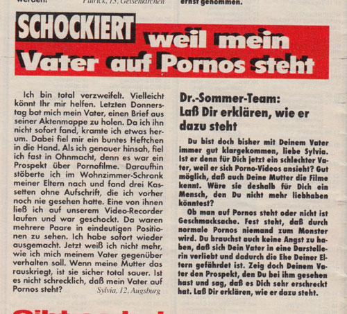 Doktor Sommer Fragen Stellen Die 10 Dummsten Dr Sommer Fragen