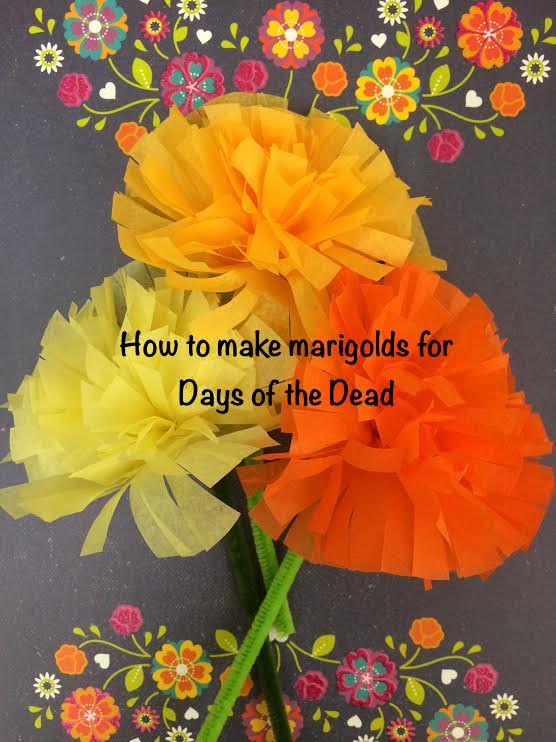 Making Paper Marigolds Step by Step in your classroom Mundo de Pepita
