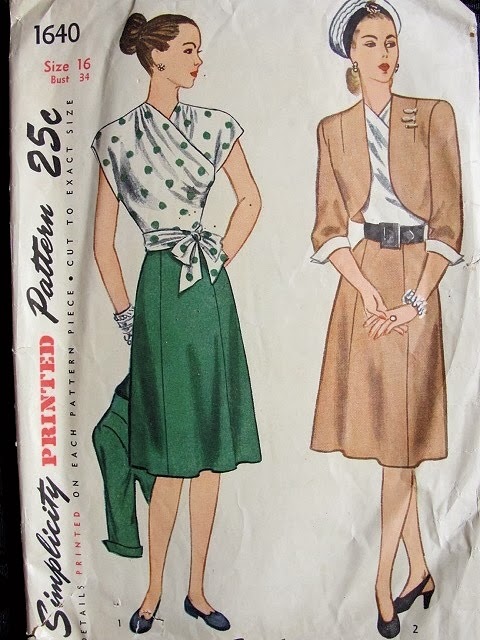 Flashback Summer:  Love {For a 1940s Dress} Comes Softly - Asian India novelty print, teal, fuschia, lime, pink, purple, plum