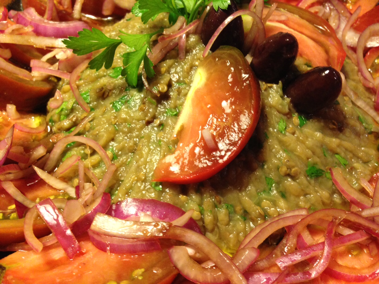 The Singing Fork Bulgarian Eggplant Spread (Kiopoolu)