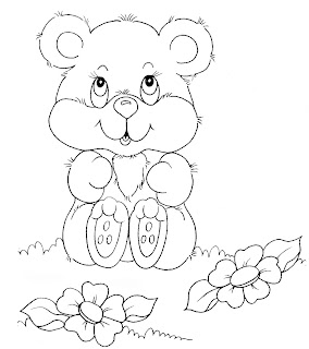 urso com flores