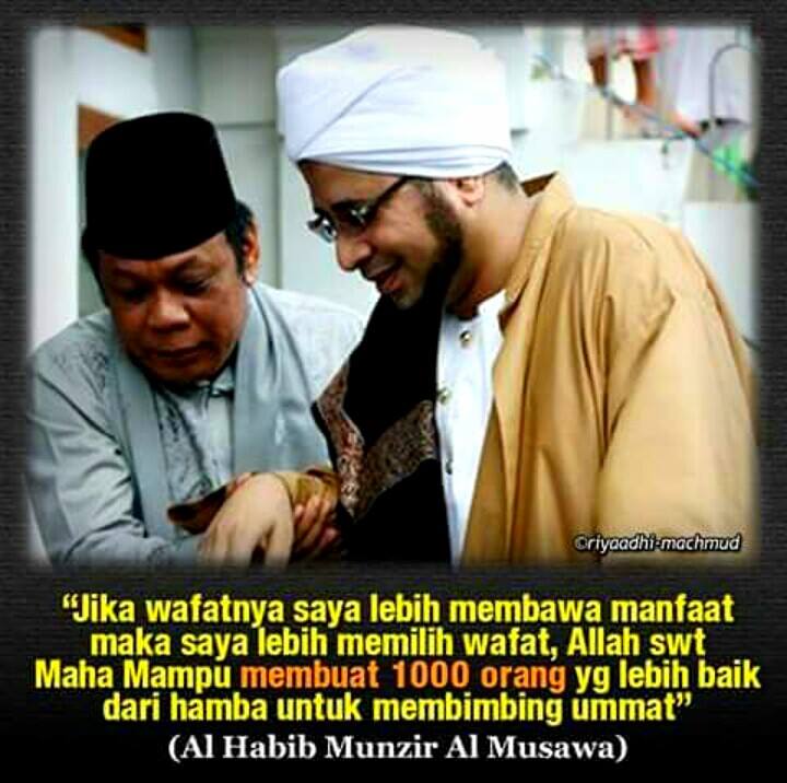 Kata Mutiara Habib Munzir Bin Fuad Al Musawa Meme Comic Santri