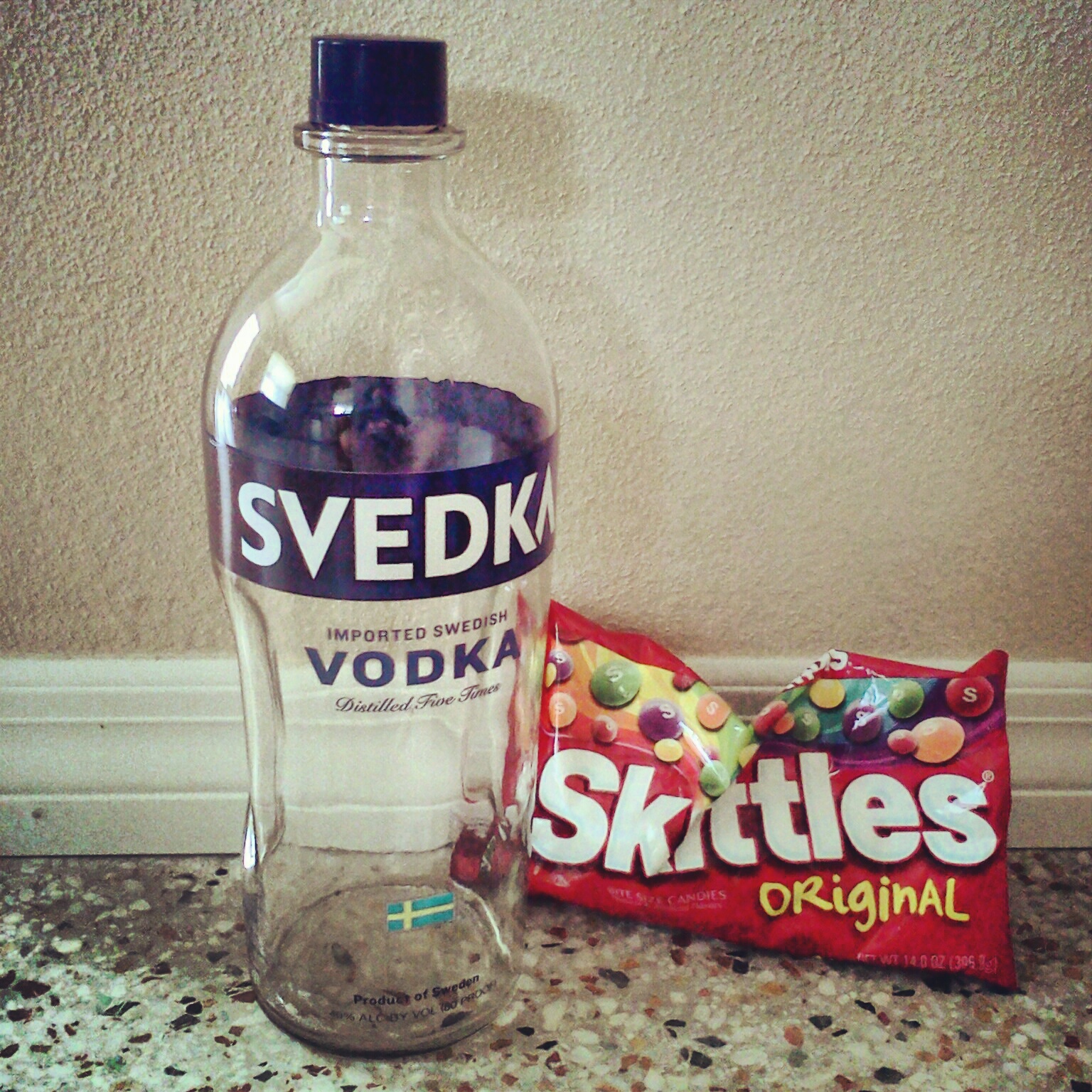 Confetti Monster Schemes DIY Skittles Vodka