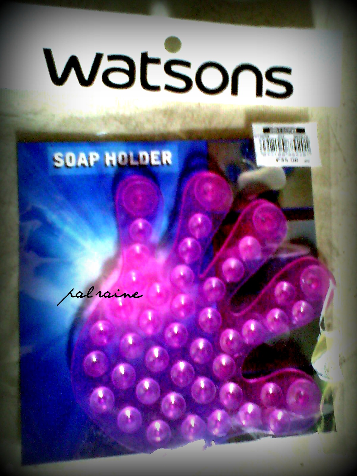 Raine at Home Watsons Pink Soft Plastic Antislip Bathroom Soap Holder