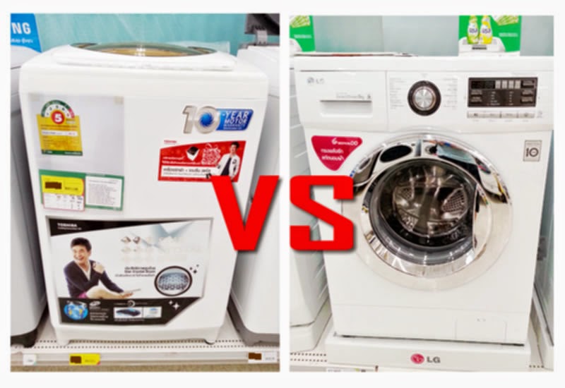 เลือก เครื่องซักผ้า ยี่ห้อไหนดี ฝาบน ฝาหน้า เลือกซื้อแบบไหนดี