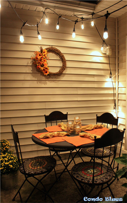 Condo Blues: How To Decorate A Small Patio For Fall