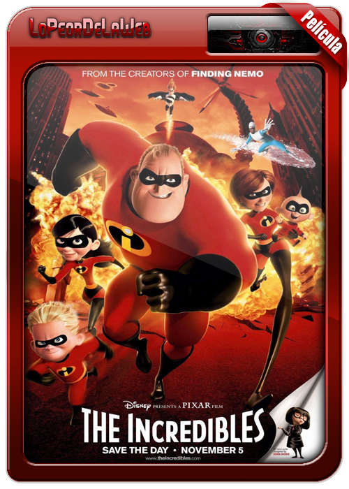 The Incredibles (2004) | Los Increíbles 720p h264 Dual