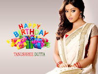 lovely happy birthday tanushree dutta wallpaper, saree photo tanushree dutta in traditional wear.